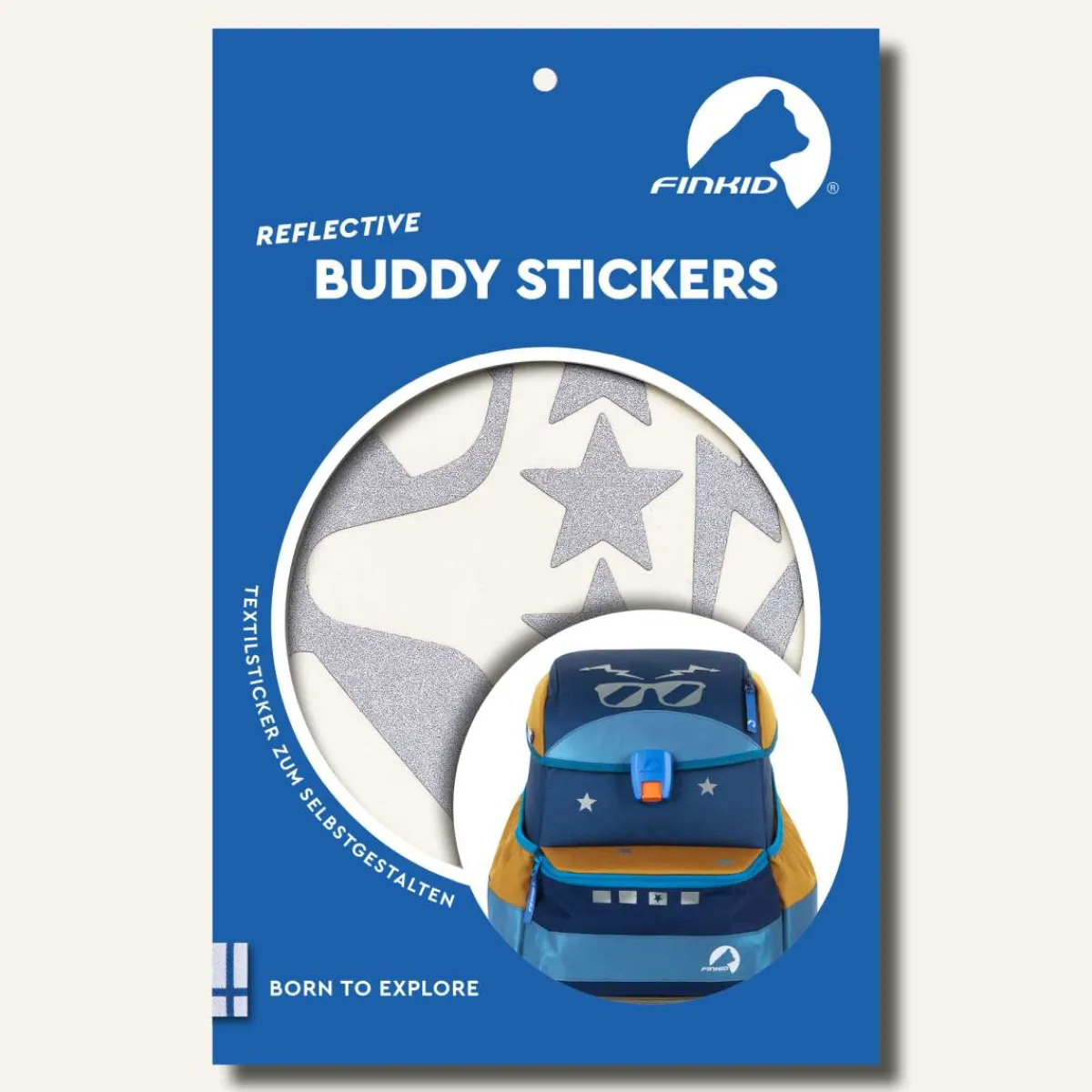 Kinder finkid REFLECTIVE BUDDY STICKERS
