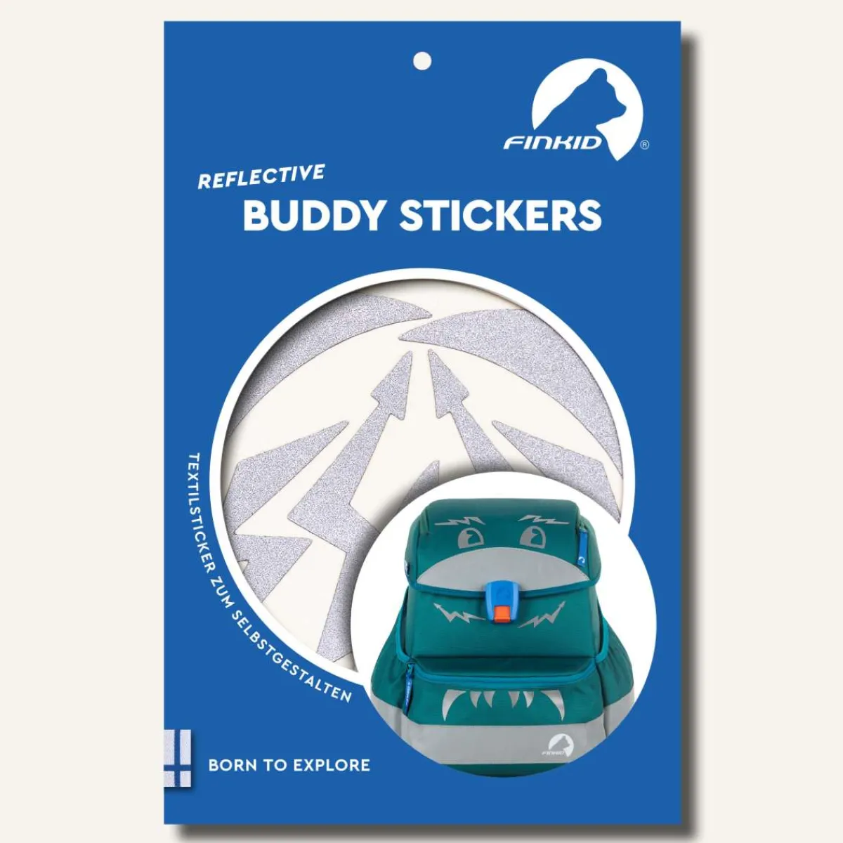 Kinder finkid REFLECTIVE BUDDY STICKERS